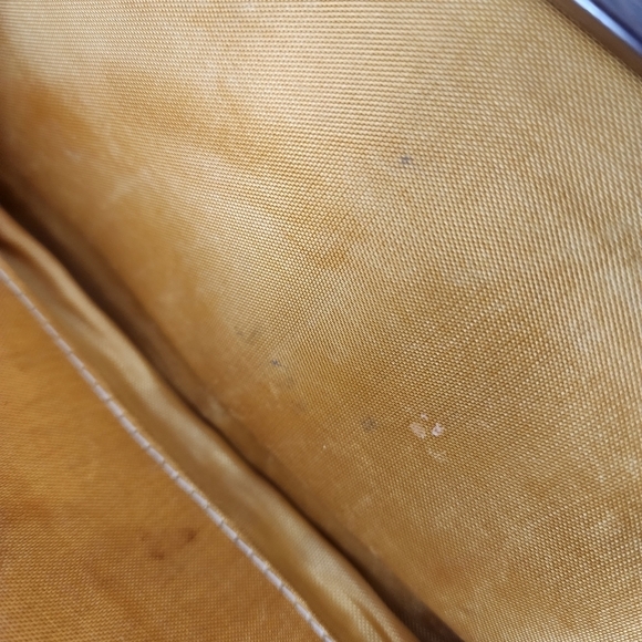 Vintage 50s/60s Black Patent Rectangle Clutch Purse - Picture 16 of 16